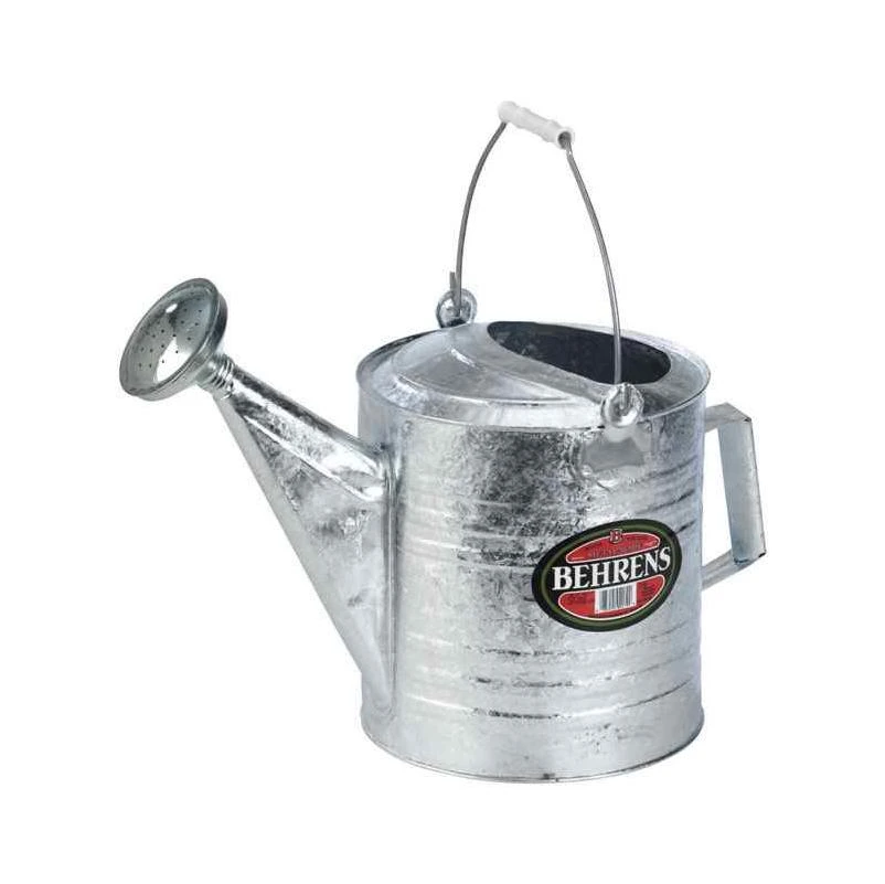 Behrens Silver 2 gal. Steel Watering Can