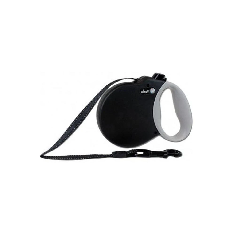Alcott Adventure Retractable Leash Black Extra Small 10 Feet