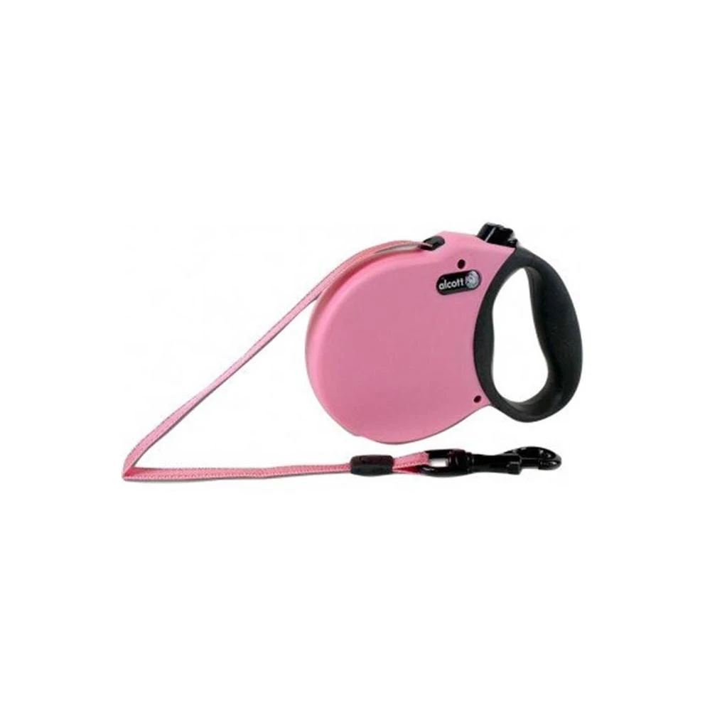 Adventure Retractable Dog Leash Pink Small 16 Ft. For Dogs Up To 45 Lbs.