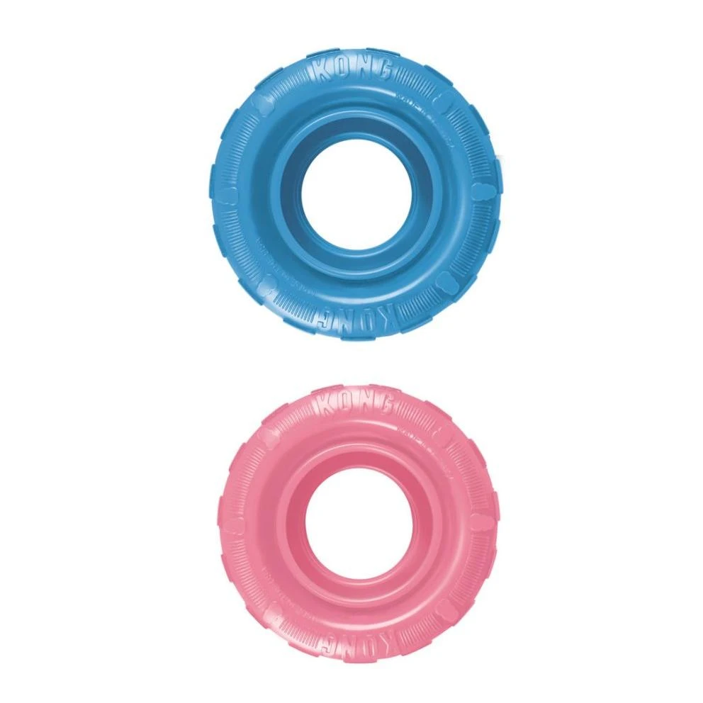 Puppy Tires Dog Toy For Medium And Large Dogs, Assorted Colors