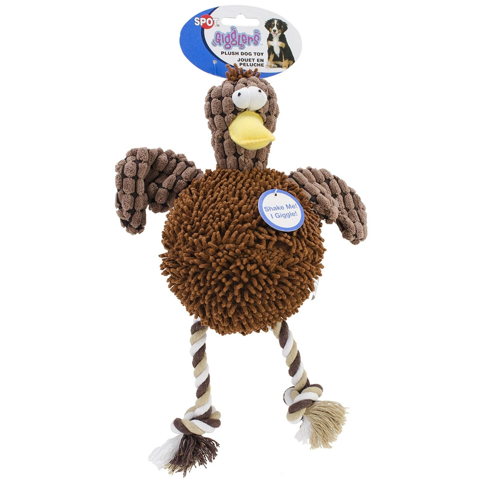 Ethical Dog-Gigglers Plush Dog Toy- Chicken 12
