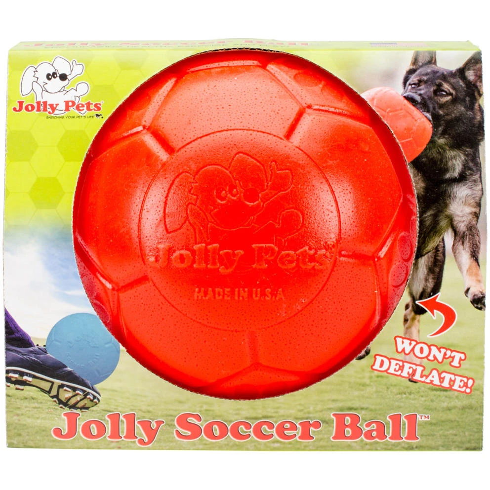 Jolly Pet Jolly Soccer Ball Dog Toy, Medium, Assorted