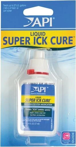 Liquid Super Ick Cure, 1.25 Ounce - Effective Fish Medication