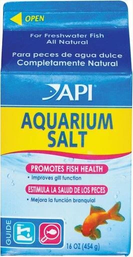 Api Aquarium Salt For Freshwater Aquariums, 16 Ounces, White