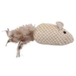 Turbo Natural Mouse Cat Toy 3.75 Inch - Engaging Feline Playtime