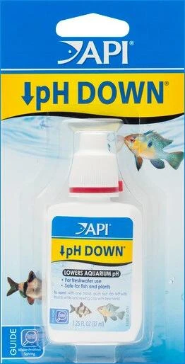 Ph Down Freshwater Aquarium Water Ph Reducing Solution, 1.25 Ounces