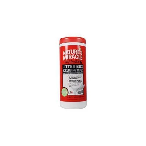 Natures Miracle Litter Box Wipes 30 Count