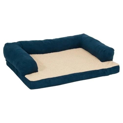 Bolstered Orthopedic Pet Bed, Assorted Colors, 40 X 30 Inches