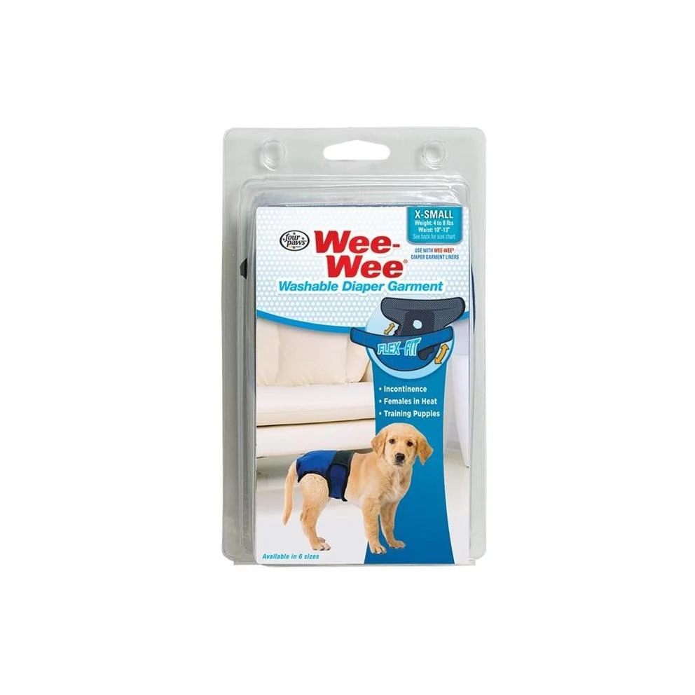 Wee-wee Washable Diaper Garment, Extra Small Size For Pets