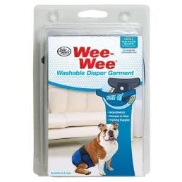 Wee-wee Washable Diaper Garment For Pets, Large Size