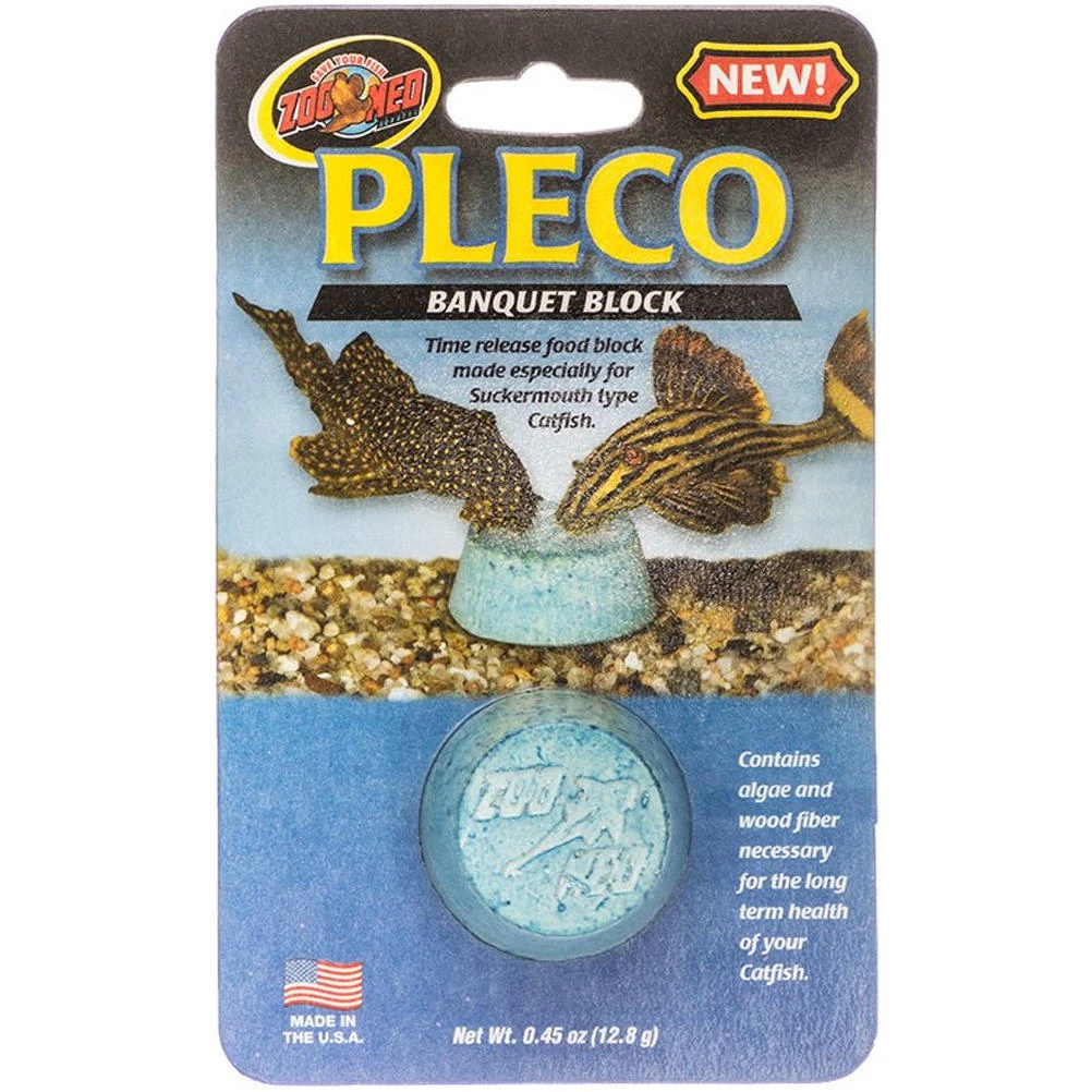Pleco Banquet Block 0.45 Ounce Time Release Catfish Food