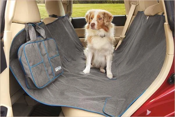 Kurgo Heather Hammock Car Seat Cover, Charcoal or Nutmeg