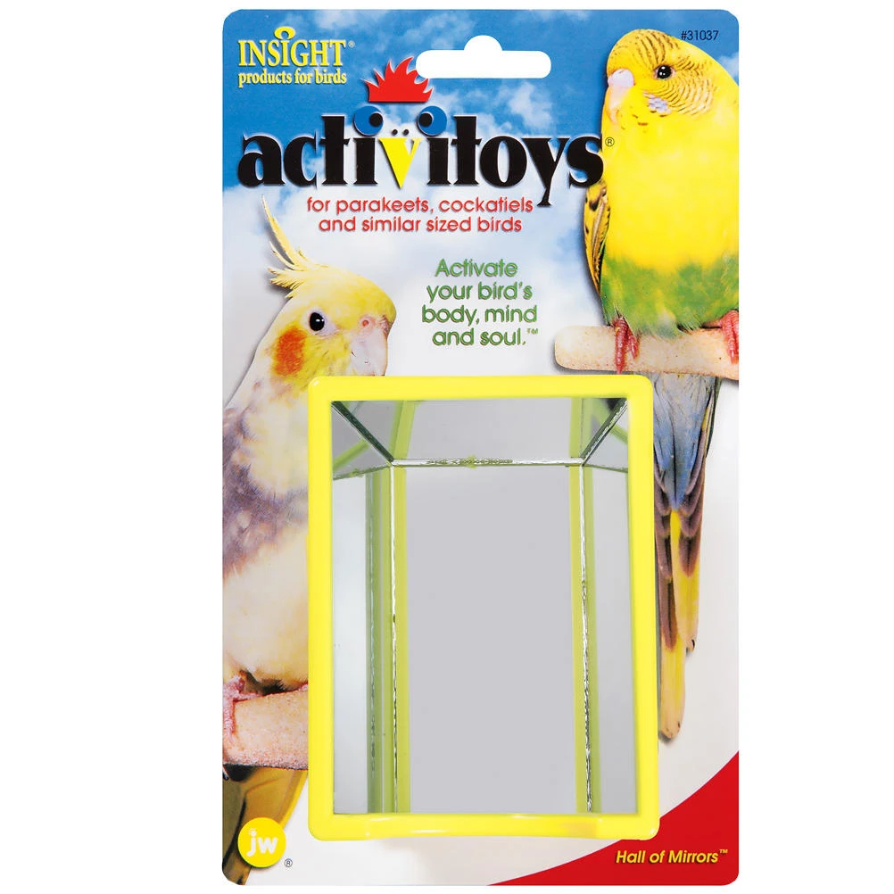 Activitoys Hall Of Mirrors Bird Toy, 5 Inch Model 31037