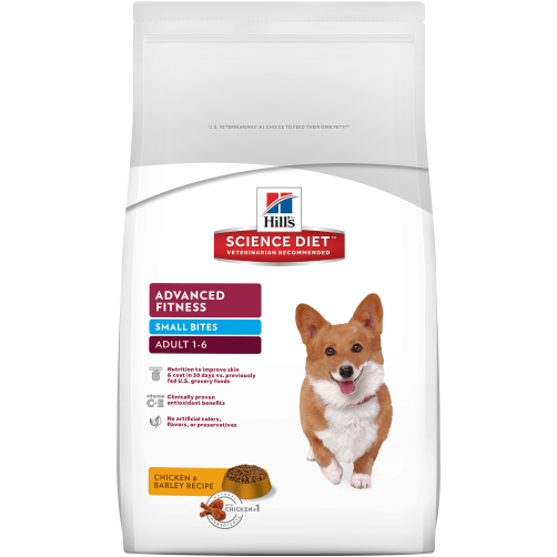 Hill's Science Diet Adult Small Bites Chicken & Barley Recipe Dry Dog Food, 35 lbs., Bag