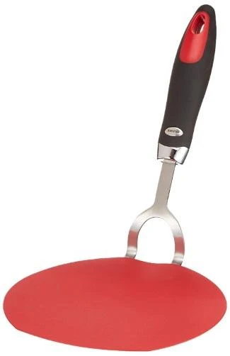 Norpro 1417R Red Flexible Stainless Steel & Nylon Pancake Flipper Spatula Turner
