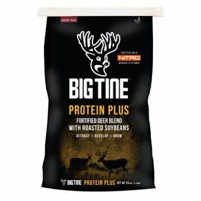 Big Tine BT25 Protein Plus Deer & Wildlife Food, Fortified with Nitro, 25-Lbs. - Quantity 1