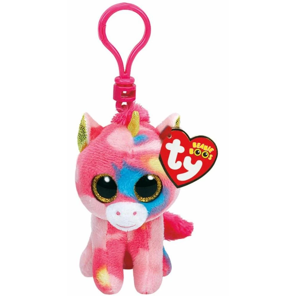 Beanie Boos Clip - Fantasia the Rainbow Unicorn