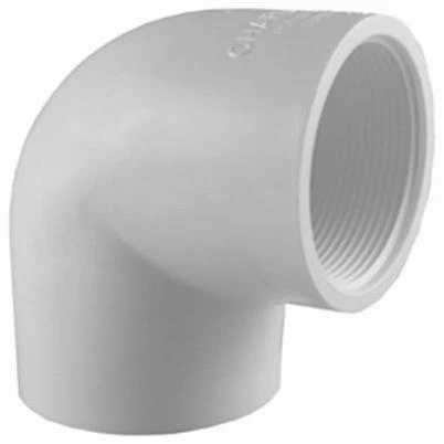Charlotte Pipe 1 In. Slip x 1 In. Female Schedule 40 90 Deg. PVC Elbow (1/4 Bend)