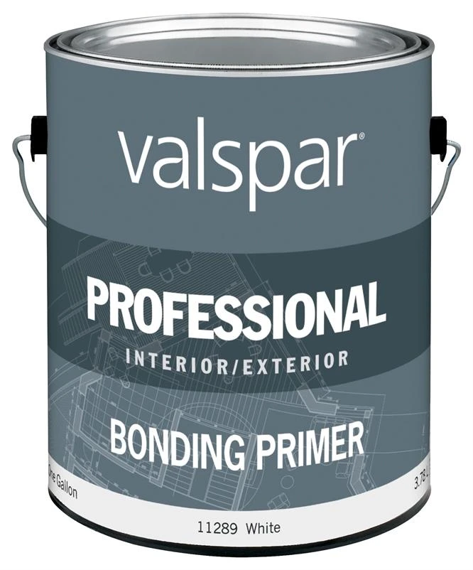 Valspar 045.0011289.007 Bonding Primer, White, 1 gal, Pail