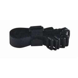 BLACK STRIP TIE 8IN