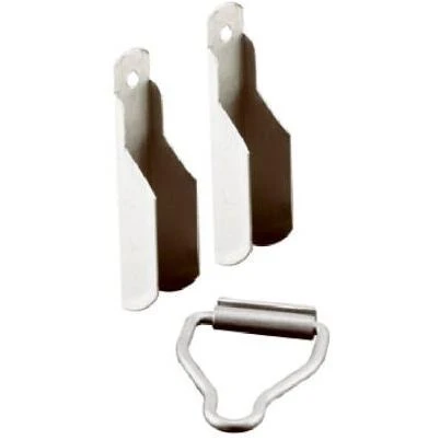 White Screen Hangers & Latch for 3/8 In. Frame