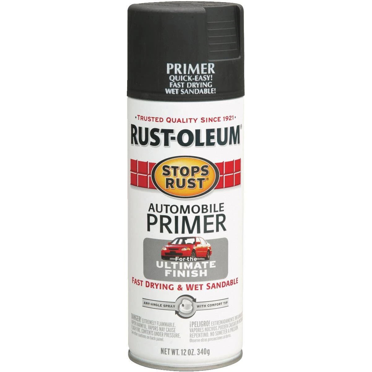 Rust-Oleum Stops Rust Dark Gray 12 Oz. Spray Automotive Paint Primer