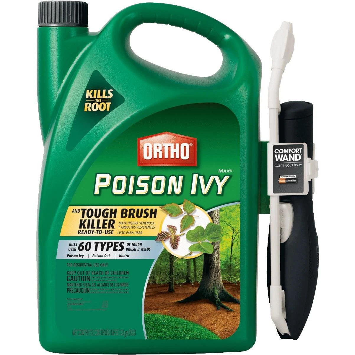 Ortho GroundClear 1 Gal. Poison Ivy & Tough Brush Killer with Comfort Wand