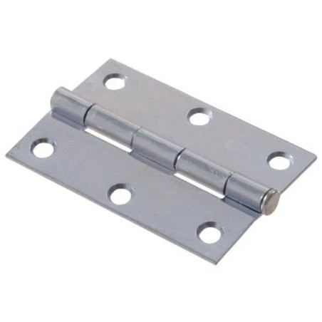 2-1/2 Light Narrow Hinge With Removable Pin, Zinc Plated Hillman Door Hinges