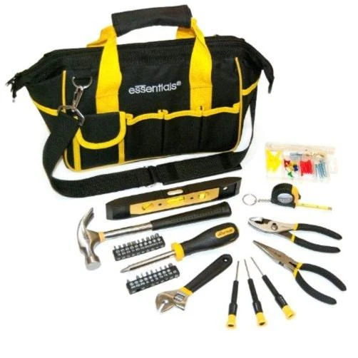 31-piece Essentials Around The House Tool Set With Black Bag