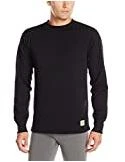 Men's Base Force Performance Super Cold Weather Crew Neck Top, Black, Xx-large