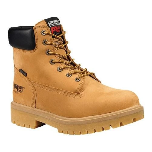 Timberland PRO Direct Attach 6 Soft Toe (Wheat Nubuck Leather) Men's Work Lace-up Boots