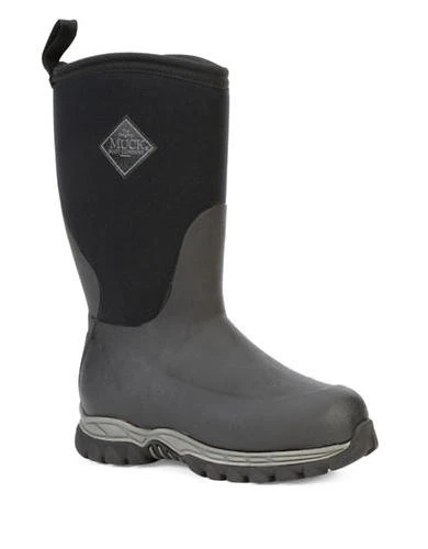 Muck Boots Rugged II Solid Boots-BLACK-12