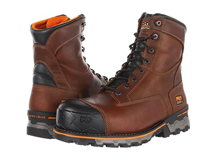 Timberland PRO Boondock WP Insulated Comp Toe (Brown) Men's Work Boots