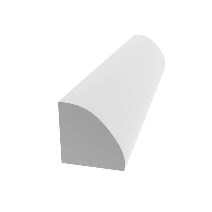 EverTrue 3/4-in x 8-ft Prefinished PVC Quarter Round Moulding
