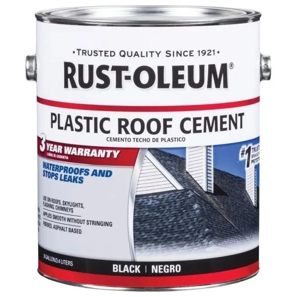 Rust-Oleum 1 Gal. Black Wet or Dry Roof Repair