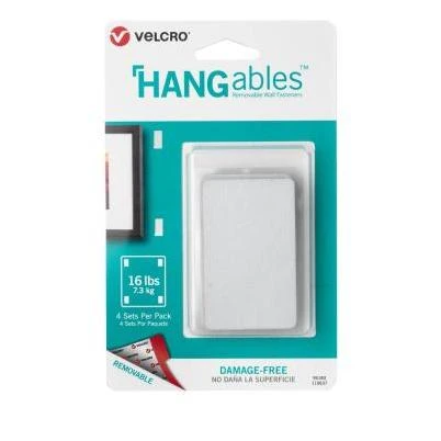 HANGables Removable Wall Fasteners 3 in. x 1-3/4 in. Strips (4-Count)