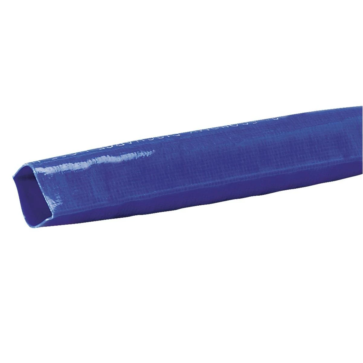 Abbott Rubber 1-1/2 In. x 150 Ft. Blue Lay Flat Economy Discharge Hose, Bulk