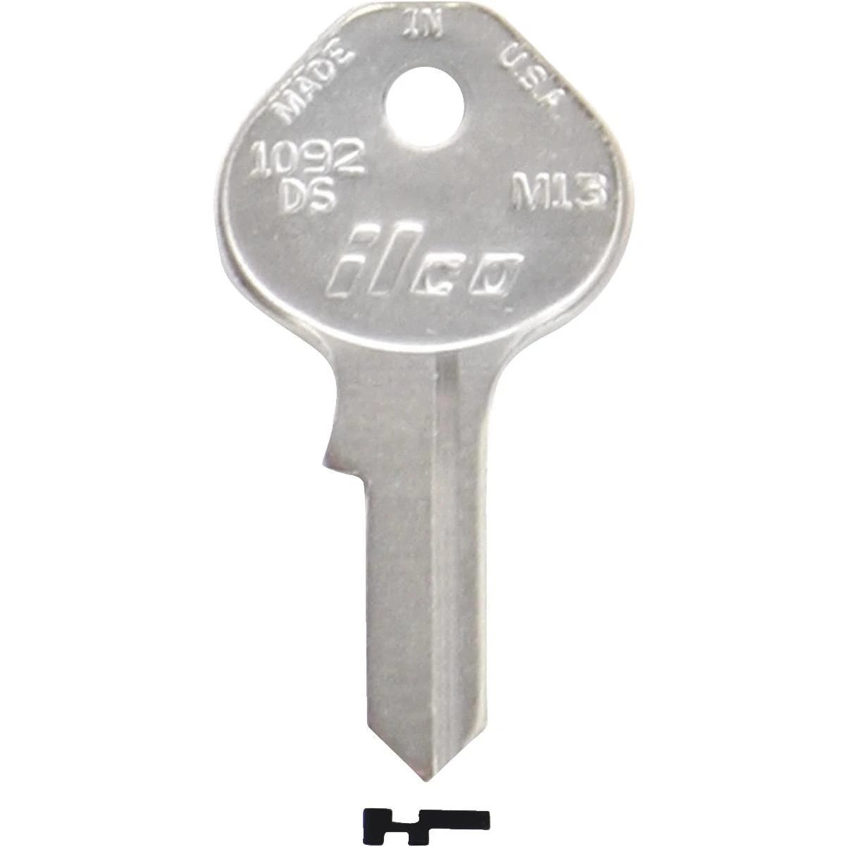 ILCO Master Nickel Plated Padlock Key M13 / 1092DS (10-Pack)