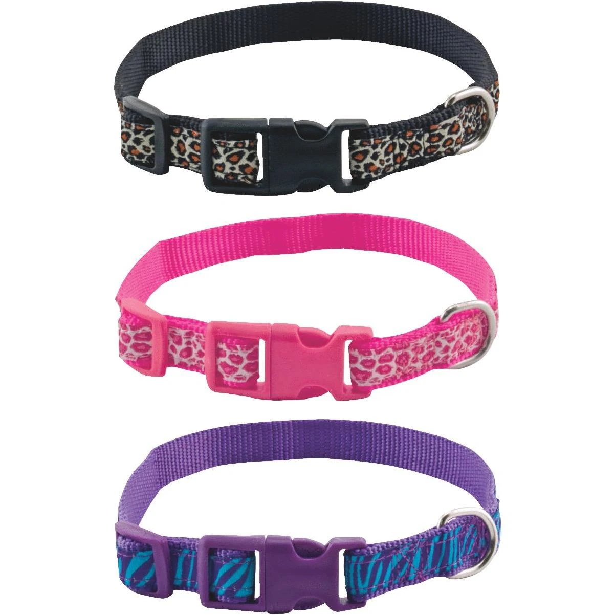 Westminster Pet Ruffin' it Adjustable Plaid Print Dog/Cat Collar with Snap Buckle Clasp