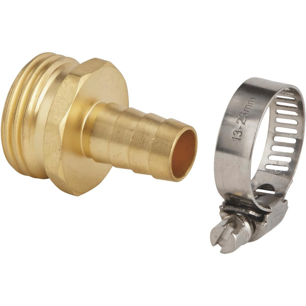 Best Garden 1/2 In. Male Brass Hose End Repair Hose Coupling