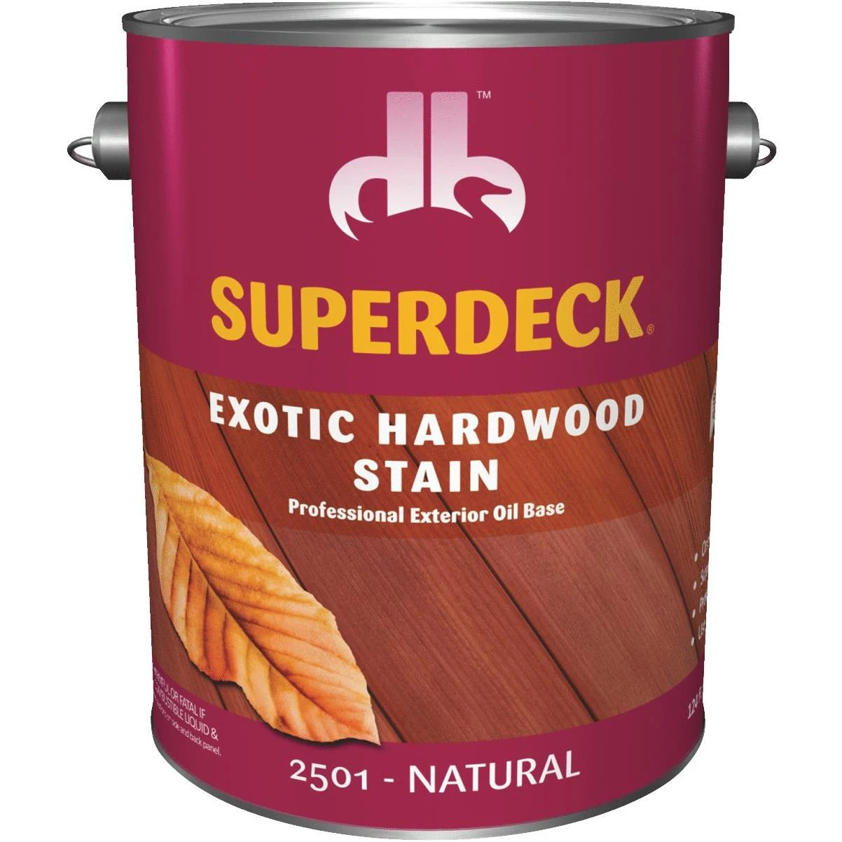 Duckback SUPERDECK Exotic Hardwood Deck Stain, Natural, 1 Gal.