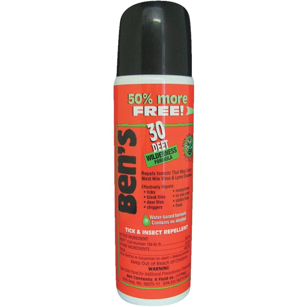 Ben's 30% Deet 6 Oz. Insect Repellent Aerosol Spray