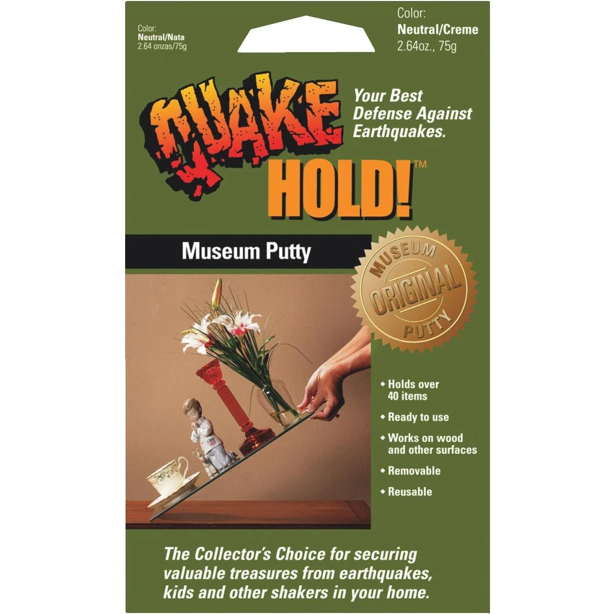 Quake Hold 2.64 Oz. Anchoring Putty