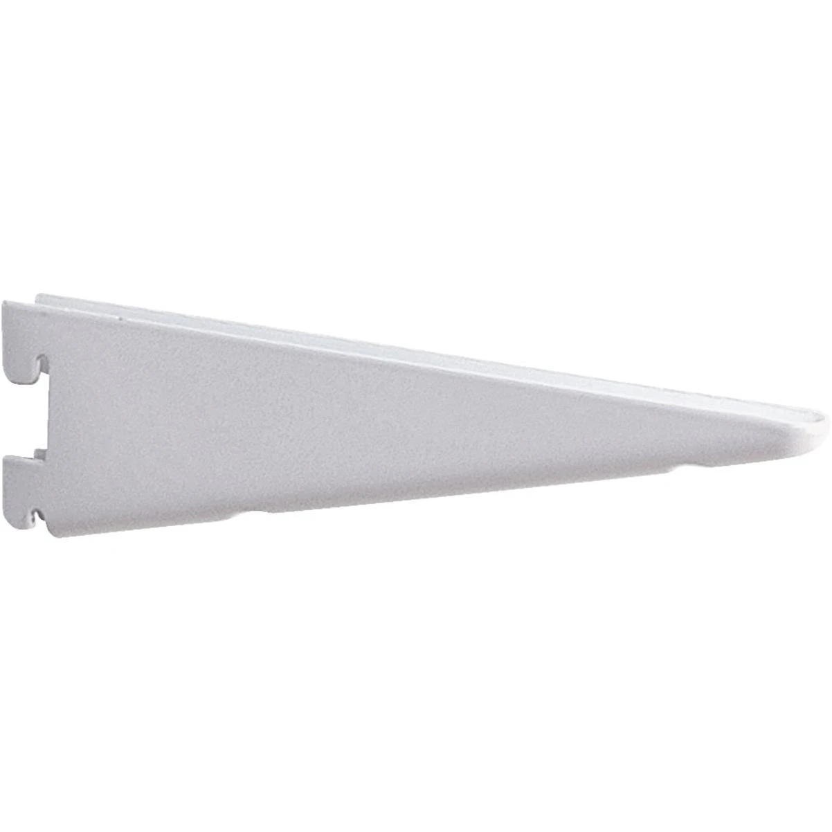 Knape & Vogt 182 Series 10-1/2 In. White Steel Heavy-Duty Double-Slot Shelf Bracket