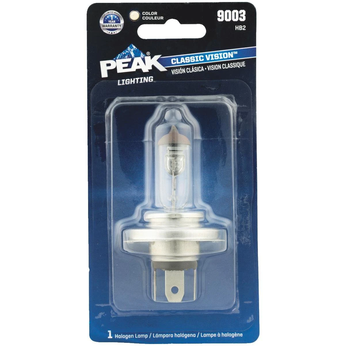 PEAK Classic Vision 9003 HB2 12V Halogen Automotive Bulb