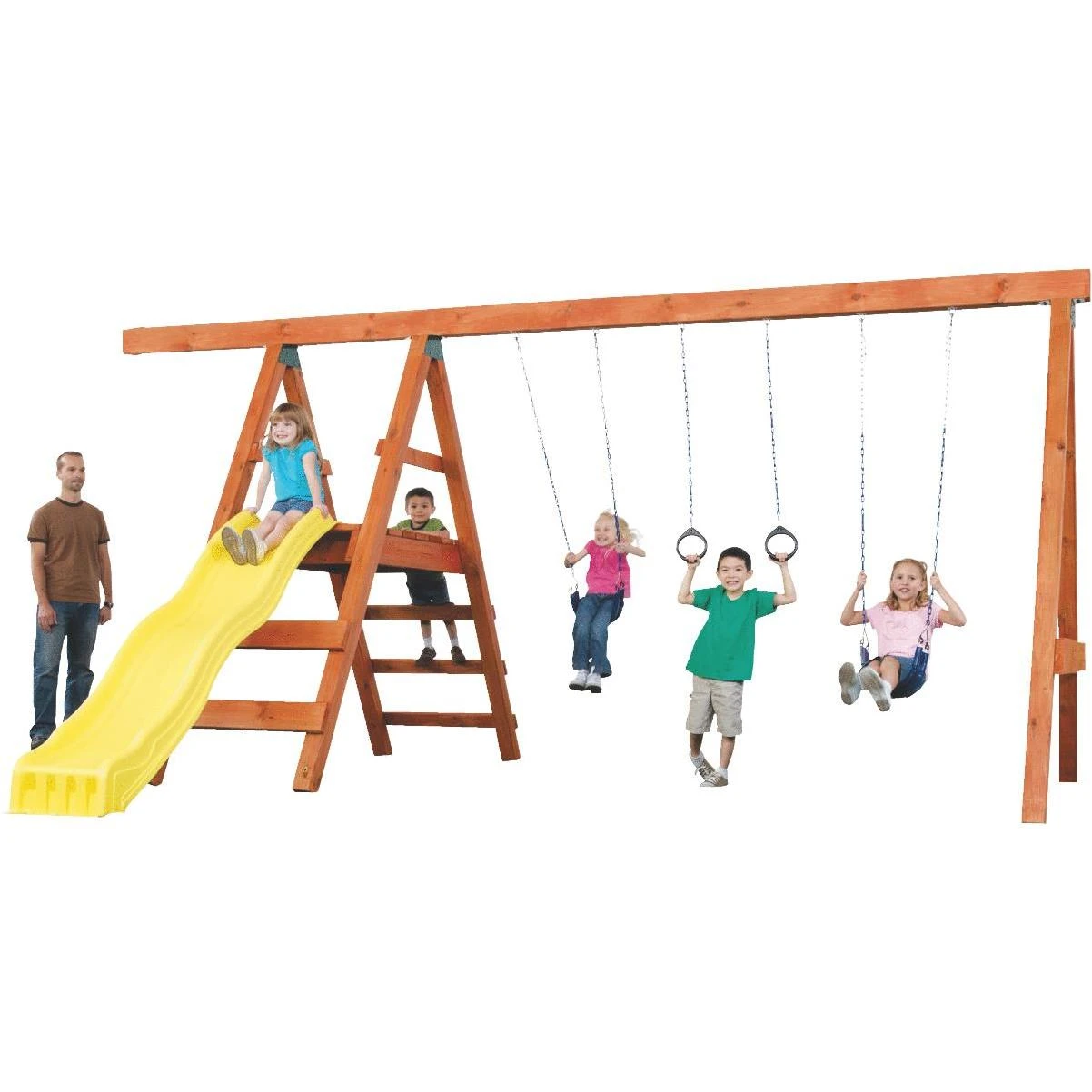 Swing N Slide Pioneer Custom DIY Swing Set Hardware Kit (Lumber & Slide Not Included)