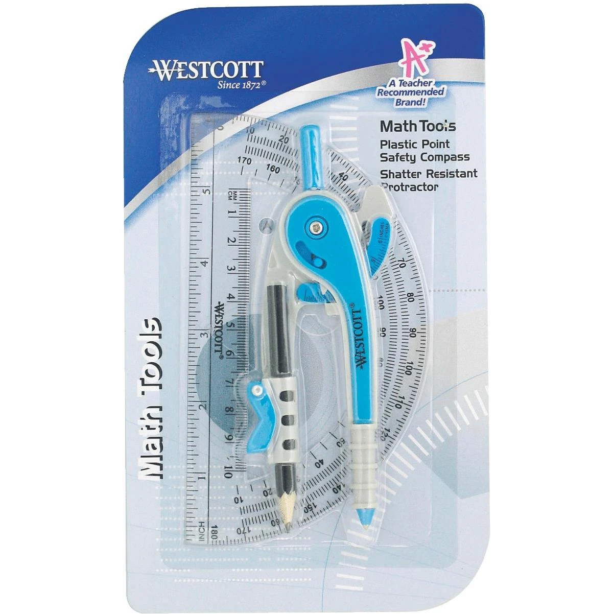 Westcott Compass & Protractor Set (2-Piece)