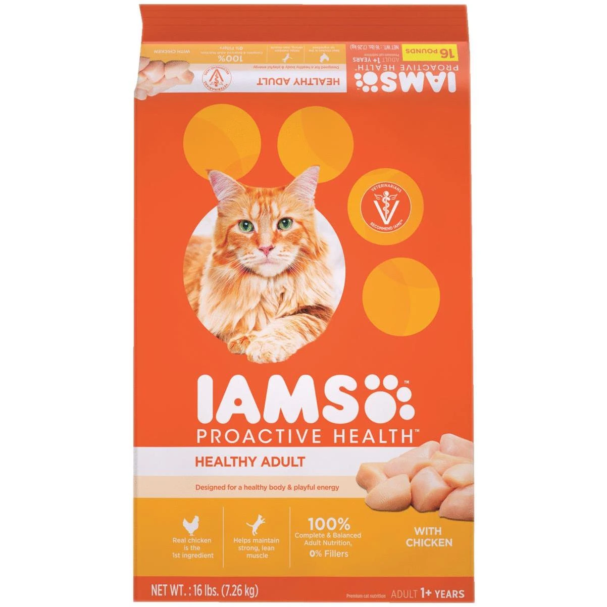 Iams Proactive Health 16 Lb. Chicken Flavor Adult Dry Cat Food