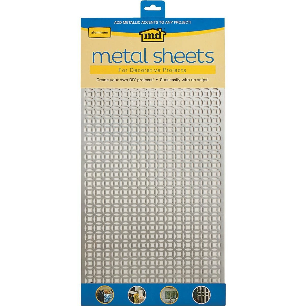 M-D 1 Ft. x 2 Ft. x .020 In. Elliptical Metal Sheet Stock