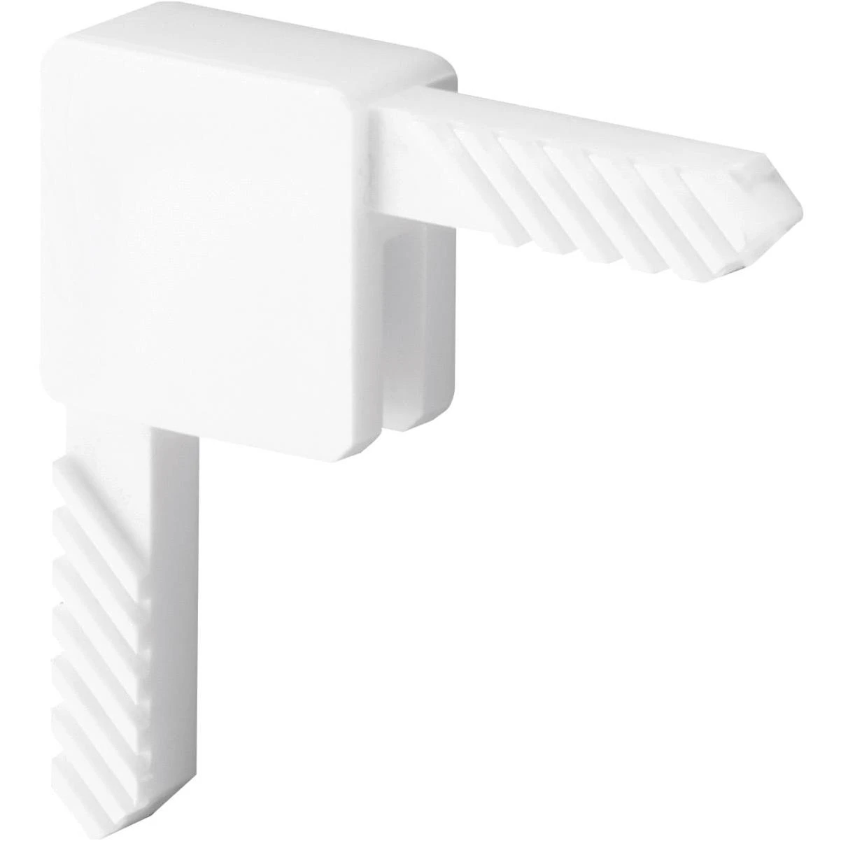 Prime-Line White C Sash Plastic Square Cut Corner (20 Count)